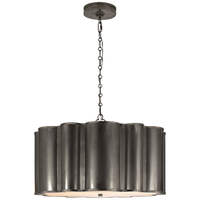 Visual Comfort Signature AH 5215BZ Four Light Pendant, Bronze