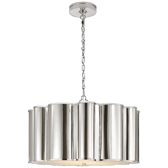 Visual Comfort Signature AH 5215PN Four Light Pendant, Polished Nickel