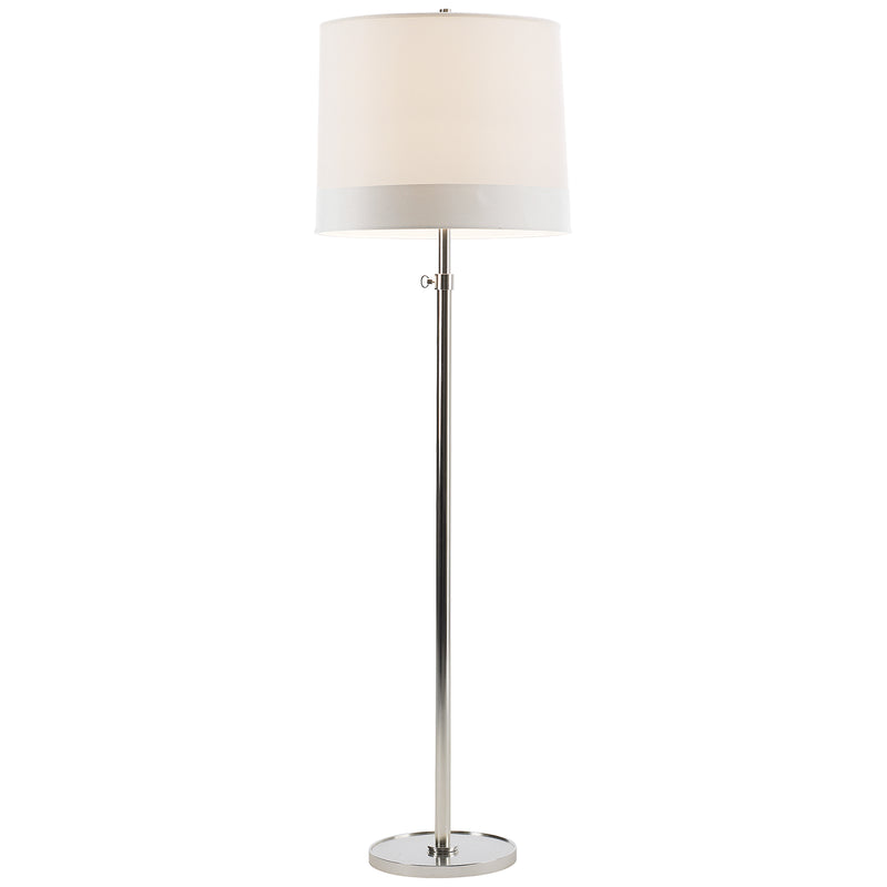Visual Comfort Signature BBL 1023SS-S2 One Light Floor Lamp, Soft Silver