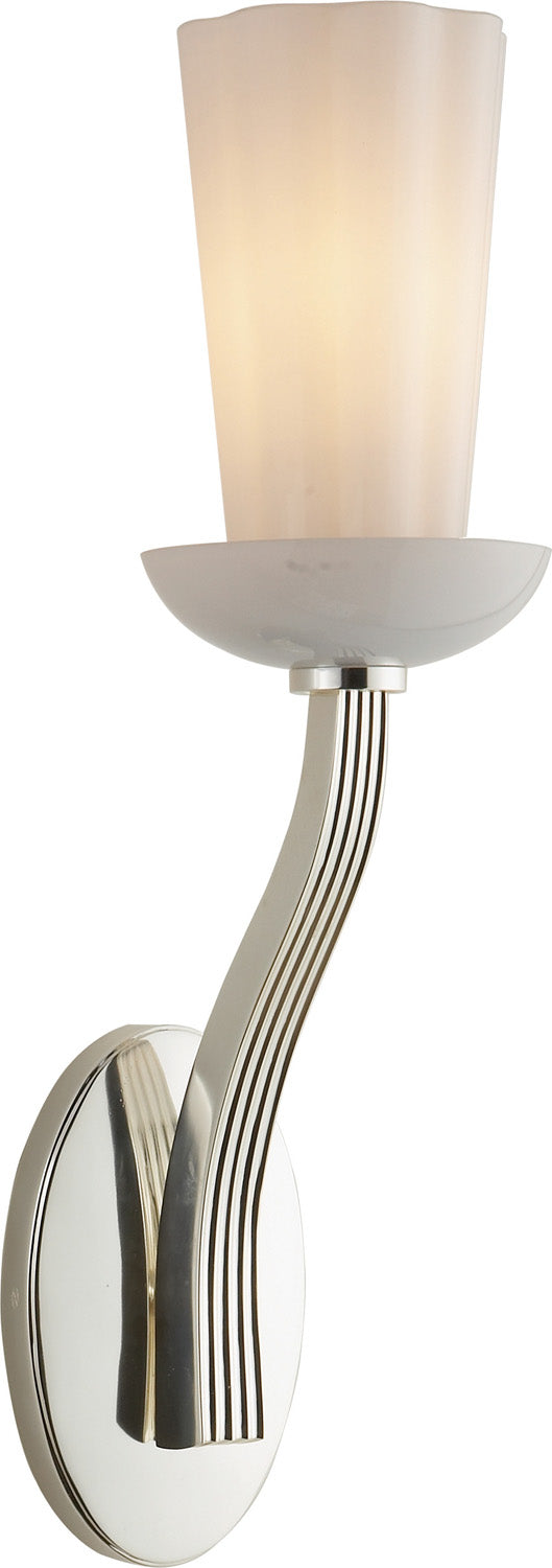 Visual Comfort Signature BBL 2032SS-WG All Aglow Sconce, Soft Silver