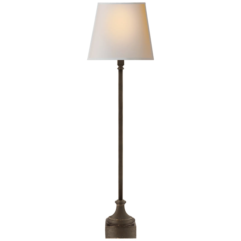 Visual Comfort Signature CHA 8315AI-NP One Light Table Lamp, Aged Iron