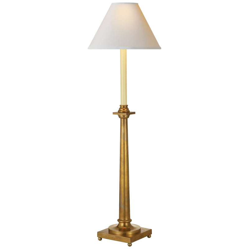 Visual Comfort Signature CHA 8461AB-NP One Light Table Lamp, Antique-Burnished Brass