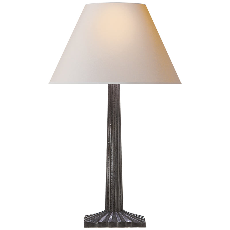 Visual Comfort Signature CHA 8707AI-NP One Light Table Lamp, Aged Iron