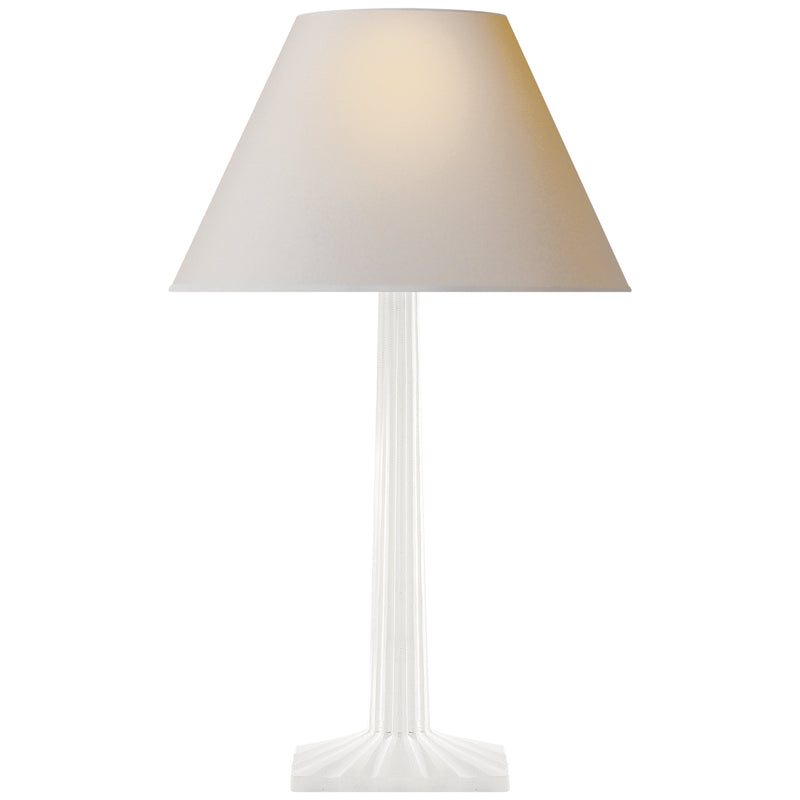 Visual Comfort Signature CHA 8707WHT-NP One Light Table Lamp, Plaster White