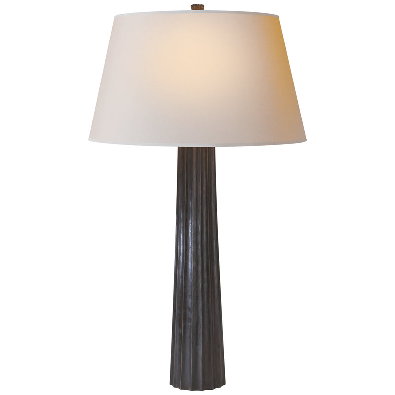 Visual Comfort Signature CHA 8906AI-NP One Light Table Lamp, Aged Iron