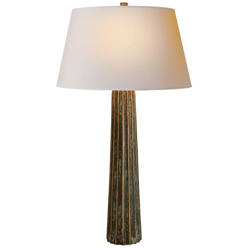 Visual Comfort Signature CHA 8906BZV-NP One Light Table Lamp, Bronze