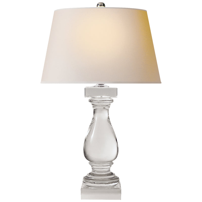 Visual Comfort Signature CHA 8924CG-NP One Light Table Lamp, Crystal