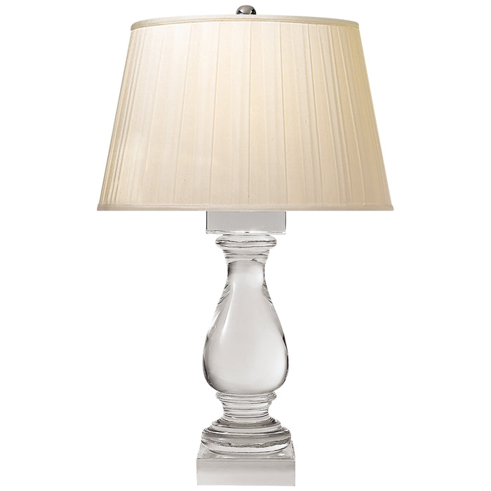 Visual Comfort Signature CHA 8924CG-SBP One Light Table Lamp, Crystal