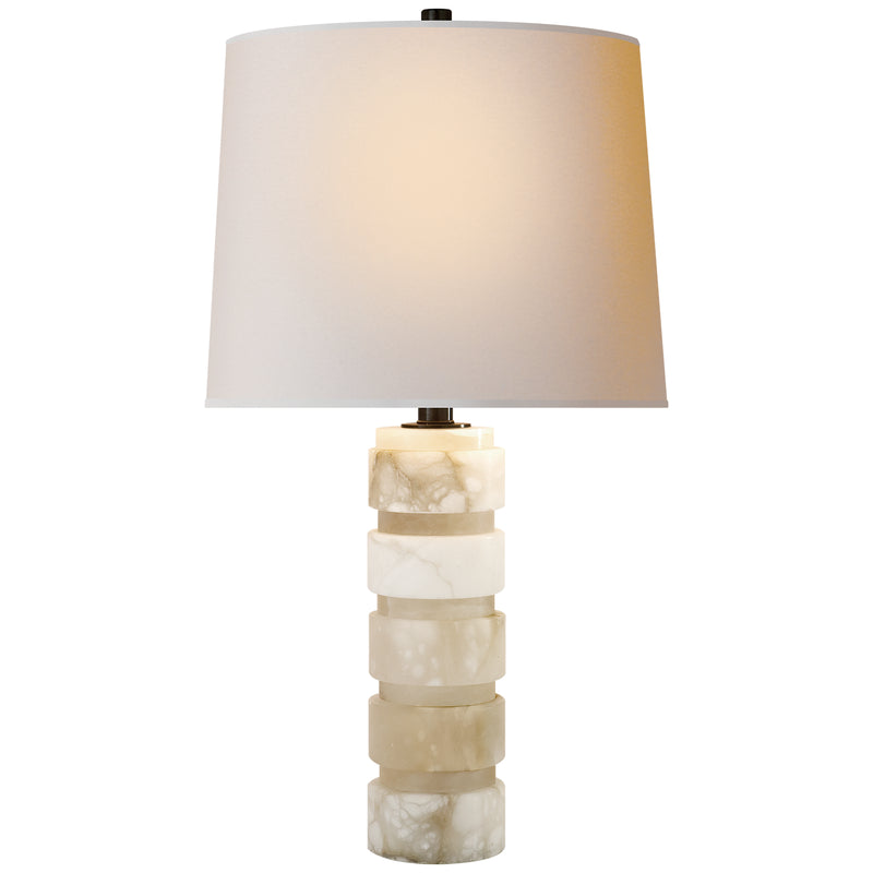 Visual Comfort Signature CHA 8945ALB-NP One Light Table Lamp, Alabaster
