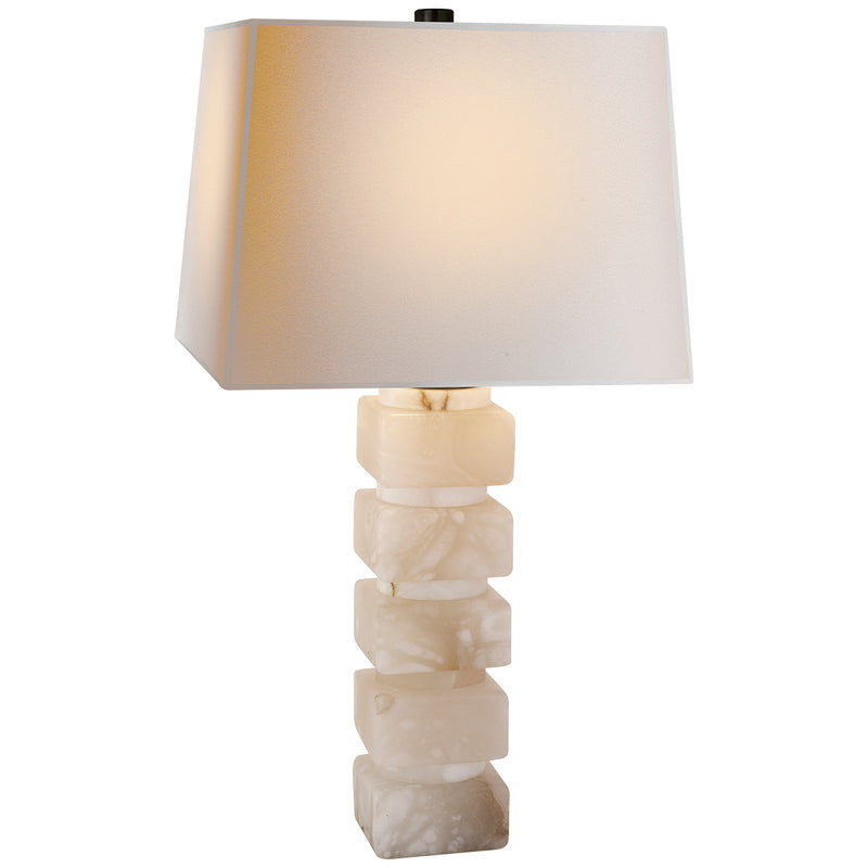 Visual Comfort Signature CHA 8947ALB-NP One Light Table Lamp, Alabaster