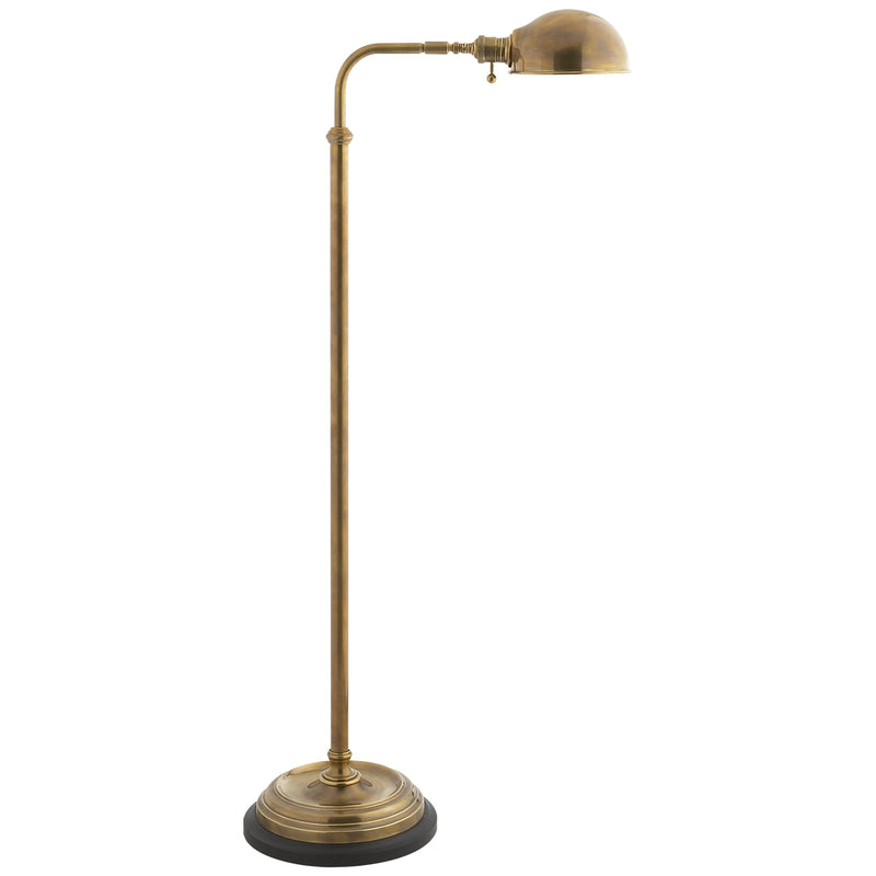 Visual Comfort Signature CHA 9161AB One Light Floor Lamp, Antique-Burnished Brass