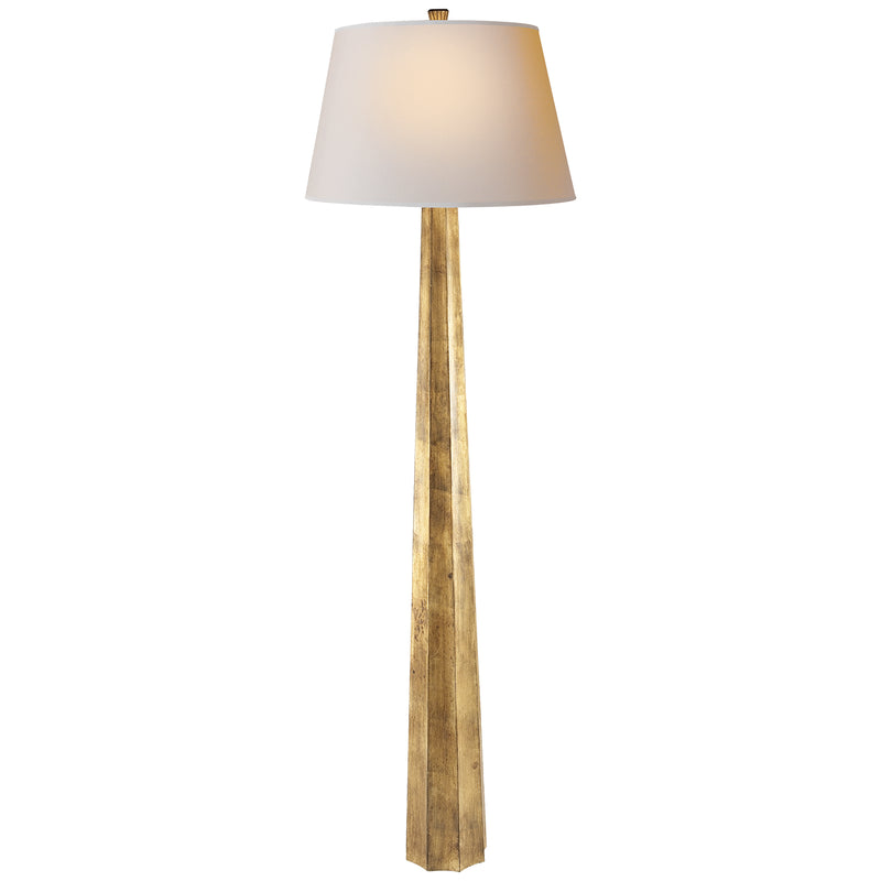 Visual Comfort Signature CHA 9461GI-NP One Light Floor Lamp, Gilded Iron