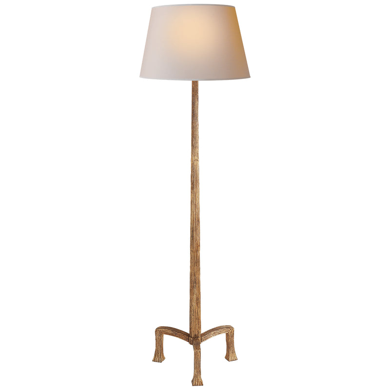 Visual Comfort Signature CHA 9707GI-NP One Light Floor Lamp, Gilded Iron