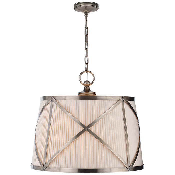 Visual Comfort Signature CHC 1483AN-L Three Light Pendant, Antique Nickel