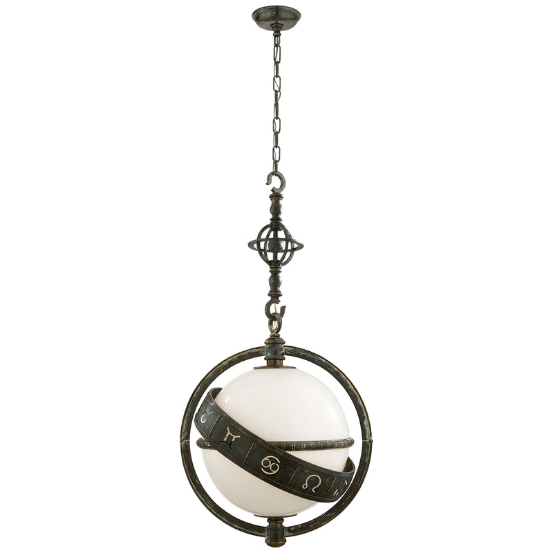 Visual Comfort Signature CHC 2112BZV-WG Two Light Lantern, Bronze