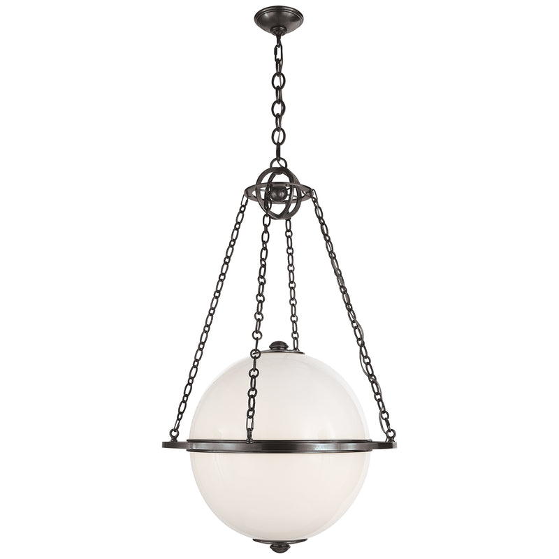 Visual Comfort Signature CHC 2135BZ-WG Two Light Lantern, Bronze
