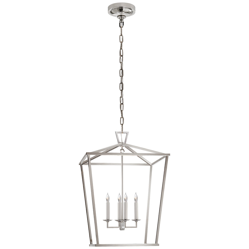 Visual Comfort Signature CHC 2165PN Four Light Lantern, Polished Nickel
