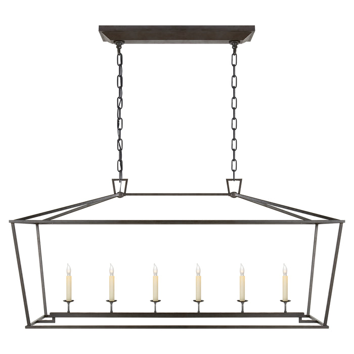 Visual Comfort Signature CHC 2166AI Six Light Lantern, Aged Iron