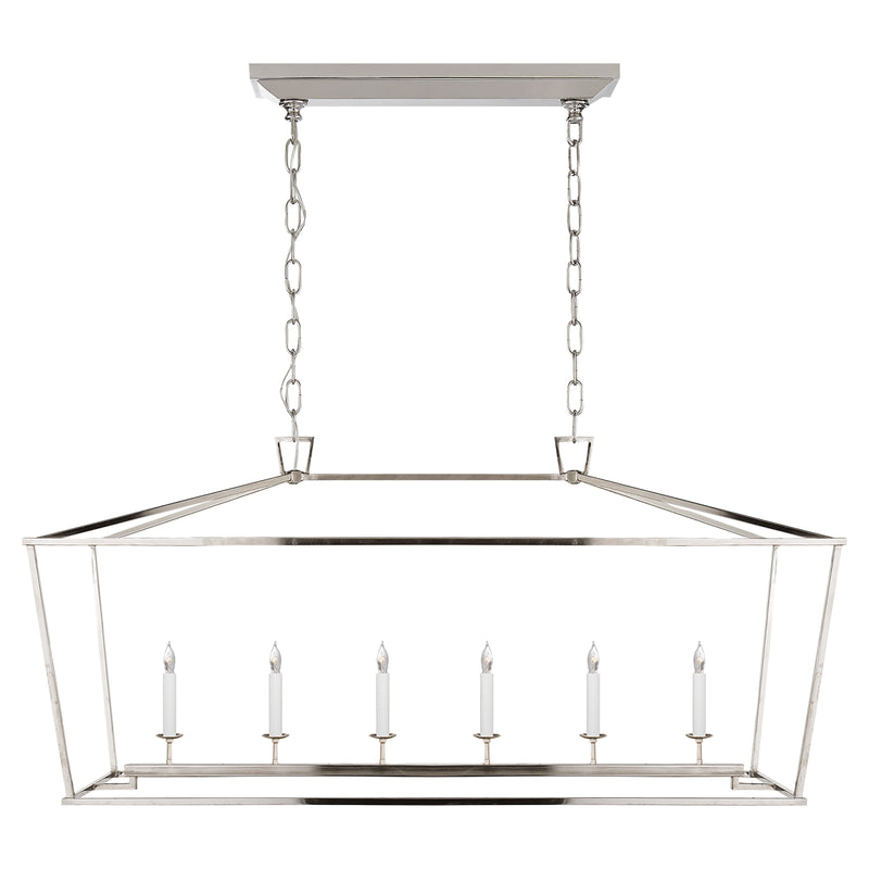 Visual Comfort Signature CHC 2166PN Six Light Lantern, Polished Nickel