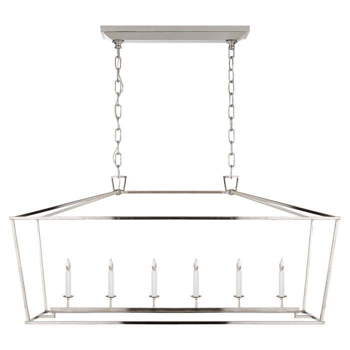 Visual Comfort Signature CHC 2166PN Six Light Lantern, Polished Nickel