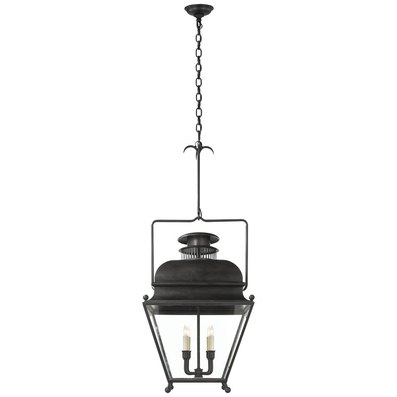Visual Comfort Signature CHC 2216AI Four Light Lantern, Aged Iron