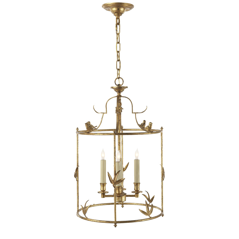Visual Comfort Signature CHC 3108GI Four Light Lantern, Gilded Iron