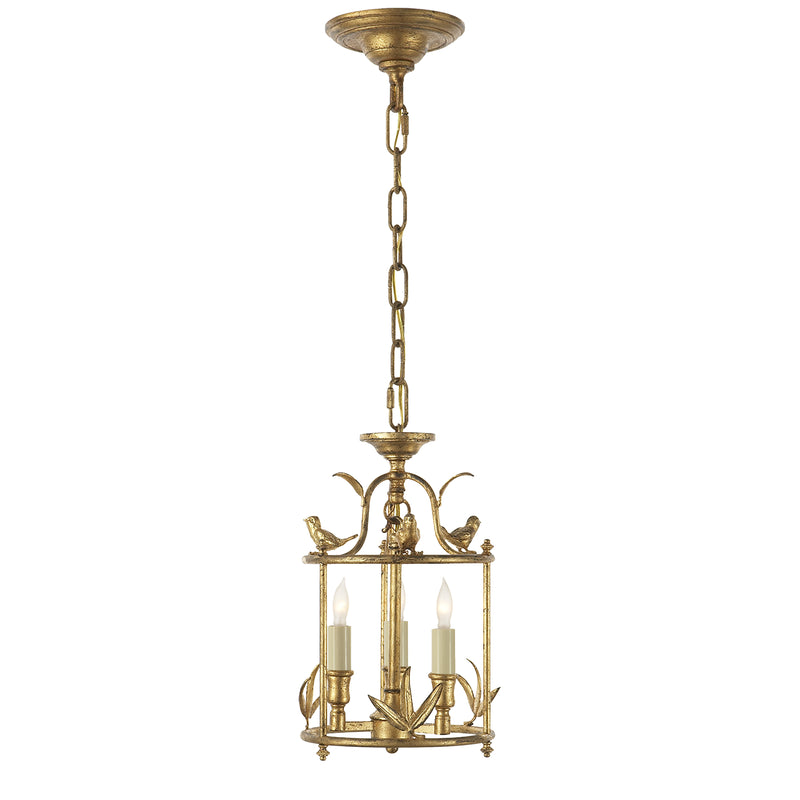 Visual Comfort Signature CHC 3109GI Three Light Lantern, Gilded Iron
