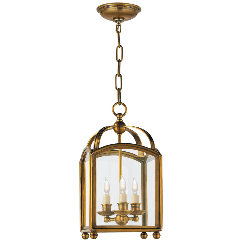 Visual Comfort Signature CHC 3420AB Three Light Lantern, Antique-Burnished Brass
