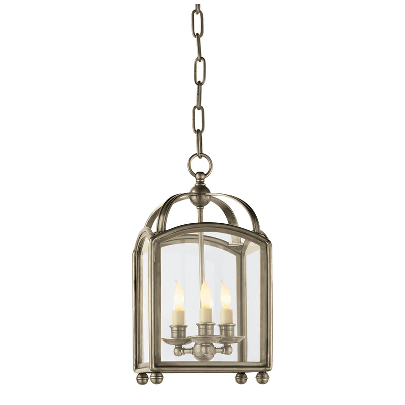 Visual Comfort Signature CHC 3420AN Three Light Lantern, Antique Nickel