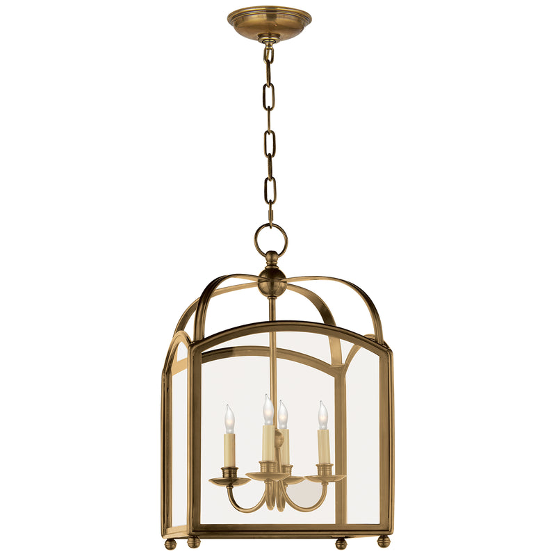 Visual Comfort Signature CHC 3421AB Four Light Lantern, Antique-Burnished Brass