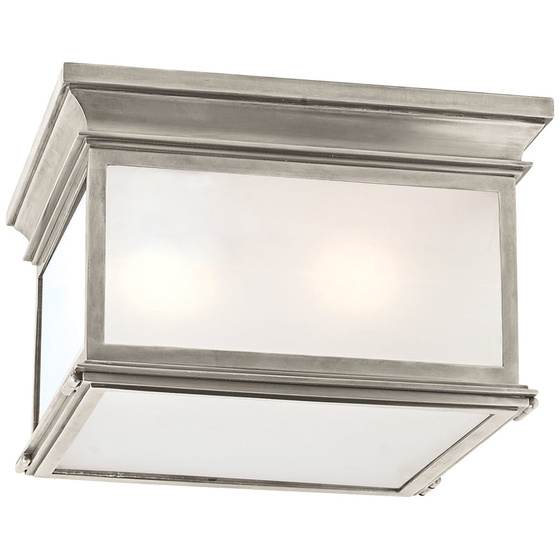 Visual Comfort Signature CHC 4129AN-FG Three Light Flush Mount, Antique Nickel