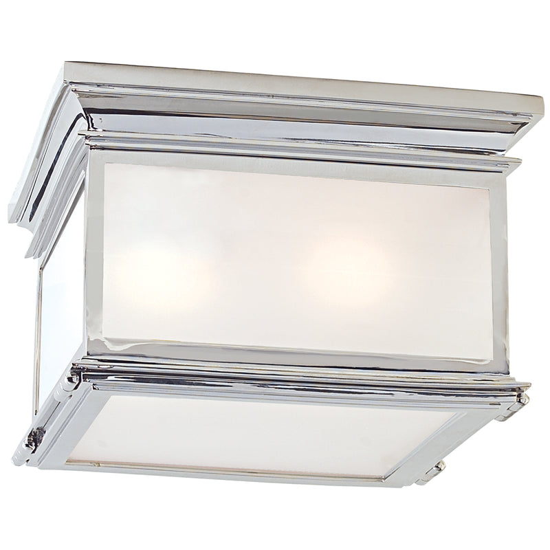 Visual Comfort Signature CHC 4129PN-FG Three Light Flush Mount, Polished Nickel
