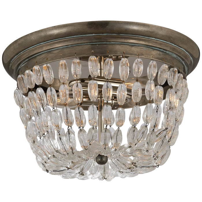 Visual Comfort Signature CHC 4207SHS-SG Two Light Flush Mount, Sheffield Silver