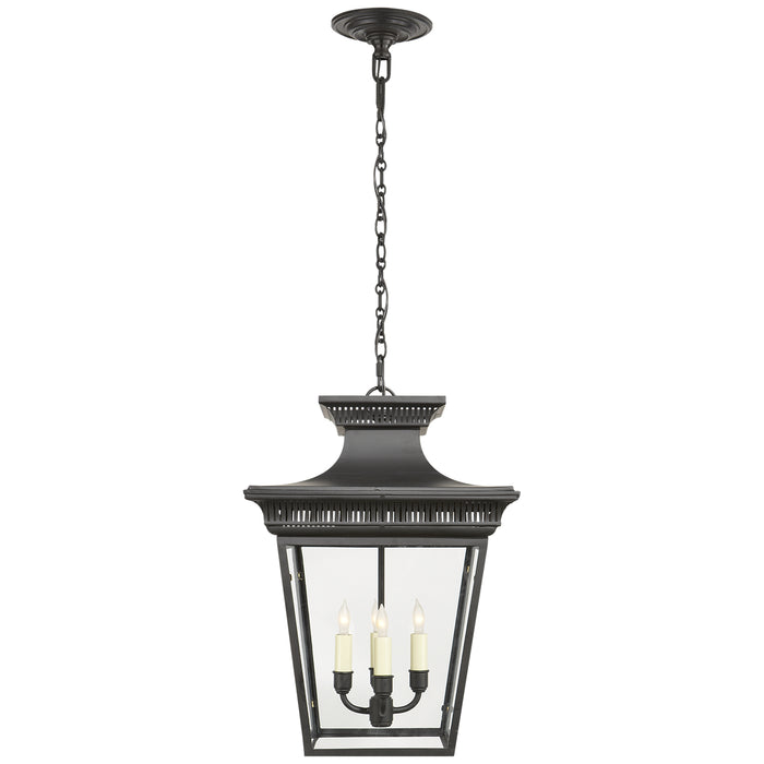 Visual Comfort Signature CHC 5050BLK Four Light Lantern, Matte Black