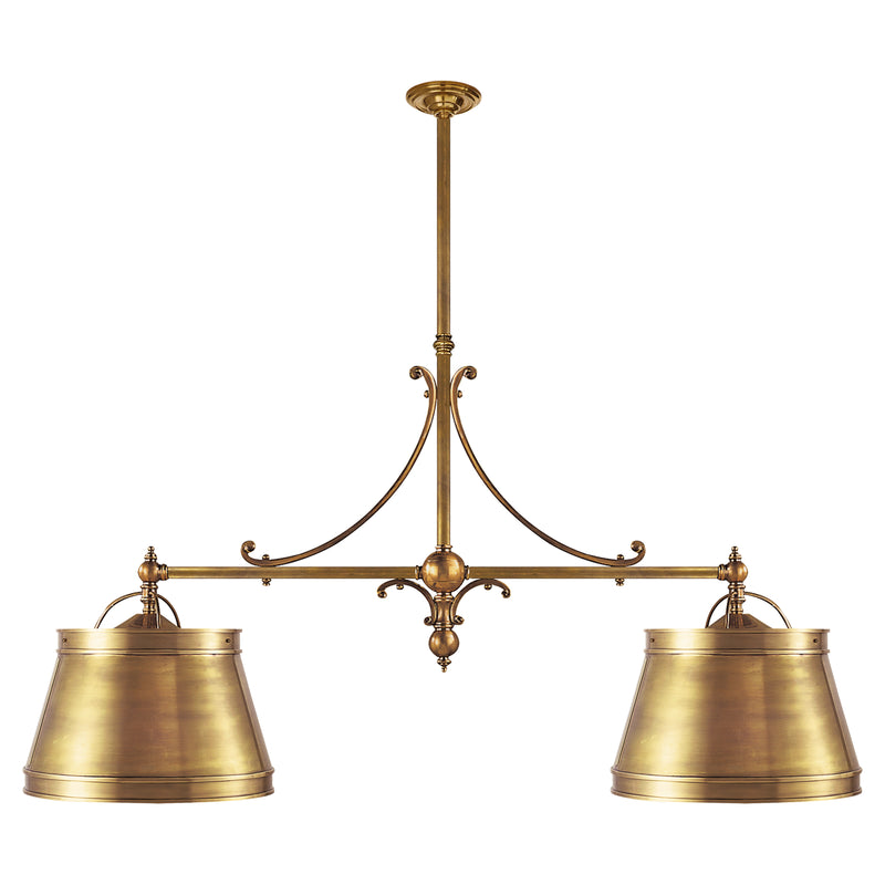 Visual Comfort Signature CHC 5102AB-AB Four Light Pendant, Antique-Burnished Brass
