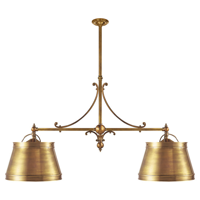 Visual Comfort Signature CHC 5102AB-AB Four Light Pendant, Antique-Burnished Brass