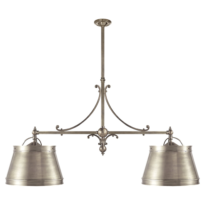 Visual Comfort Signature CHC 5102AN-AN Four Light Pendant, Antique Nickel