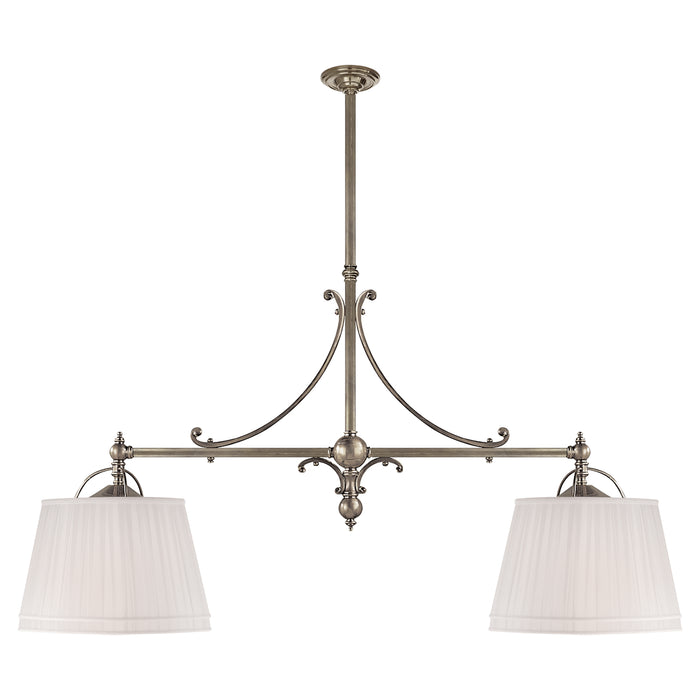 Visual Comfort Signature CHC 5102AN-L Four Light Pendant, Antique Nickel