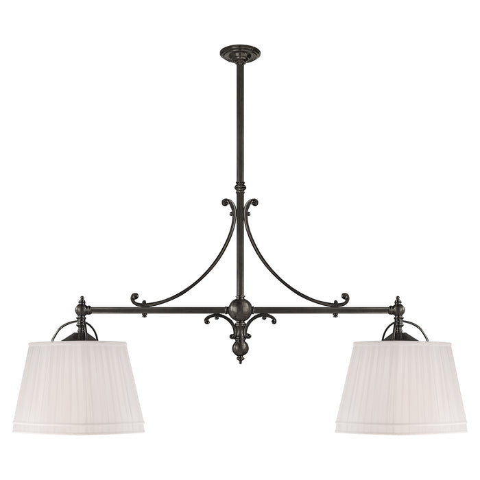 Visual Comfort Signature CHC 5102BZ-L Four Light Pendant, Bronze