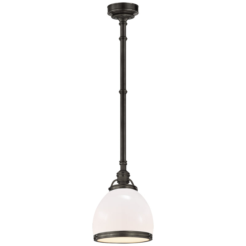 Visual Comfort Signature CHC 5132BZ-WG One Light Pendant, Bronze