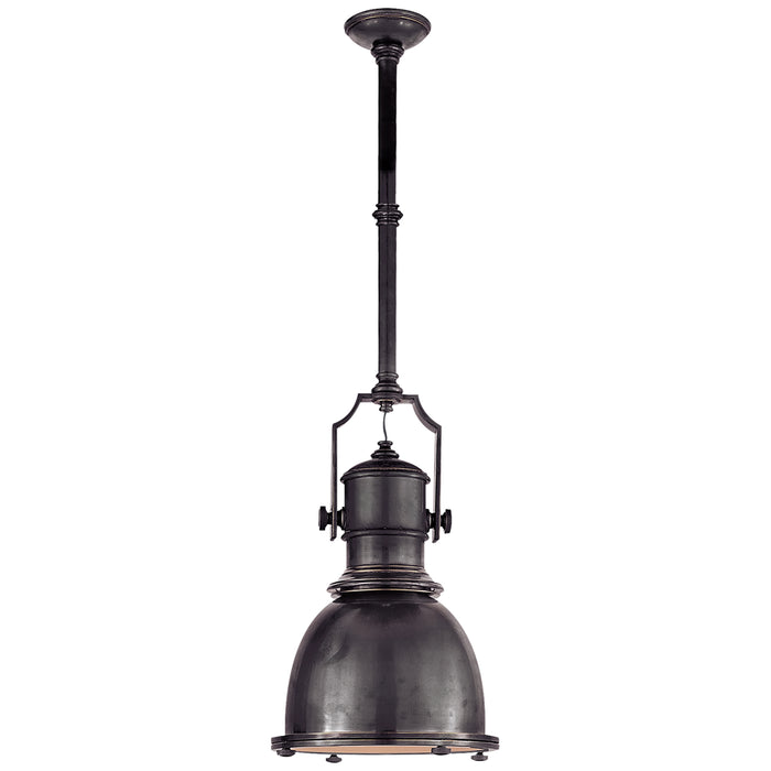 Visual Comfort Signature CHC 5133BZ-BZ One Light Pendant, Bronze