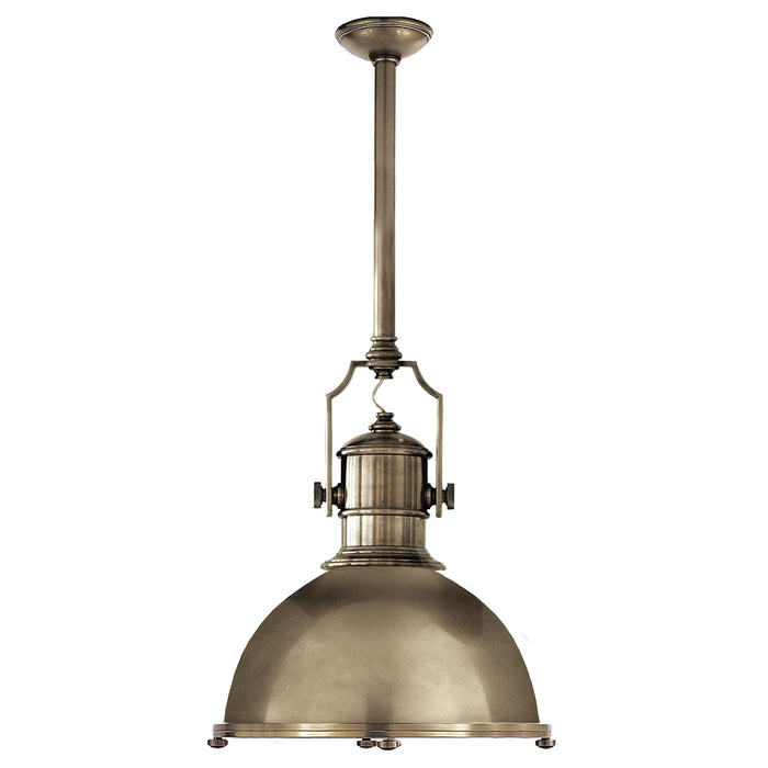 Visual Comfort Signature CHC 5136AN-AN One Light Pendant, Antique Nickel