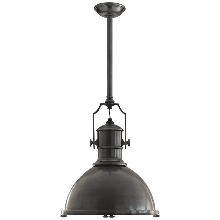 Visual Comfort Signature CHC 5136BZ-BZ One Light Pendant, Bronze