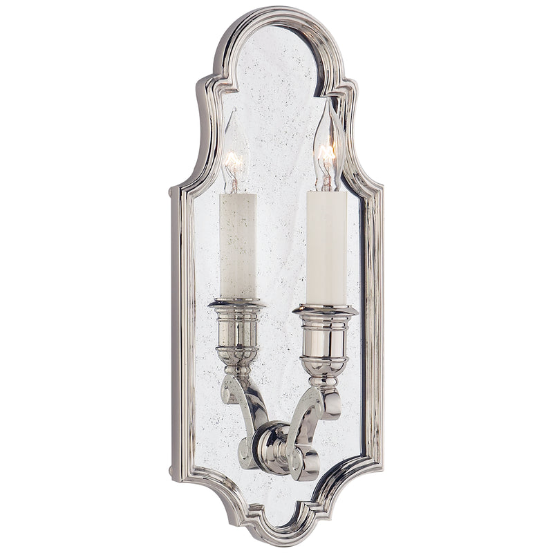 Visual Comfort Signature CHD 1183PN One Light Wall Sconce, Polished Nickel