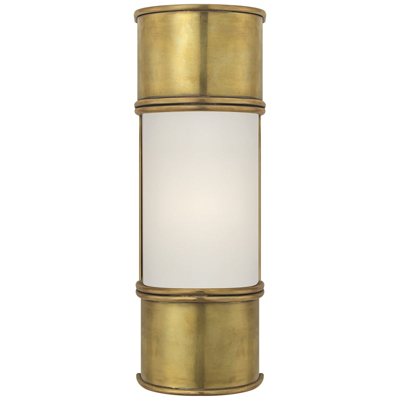 Visual Comfort Signature CHD 1551AB-FG One Light Bath Sconce, Antique-Burnished Brass