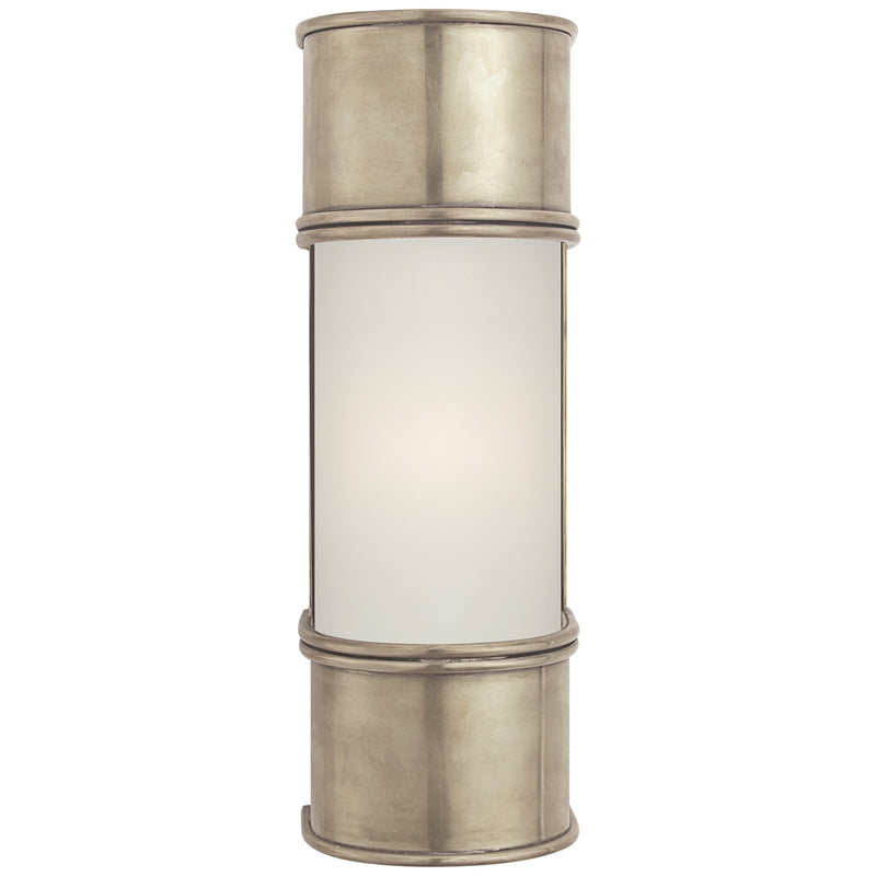 Visual Comfort Signature CHD 1551AN-FG One Light Bath Sconce, Antique Nickel