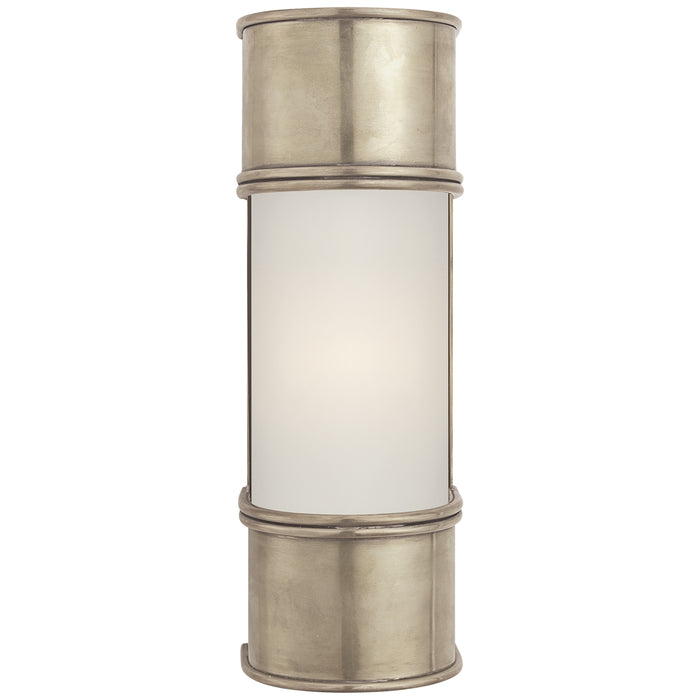 Visual Comfort Signature CHD 1551AN-FG One Light Bath Sconce, Antique Nickel