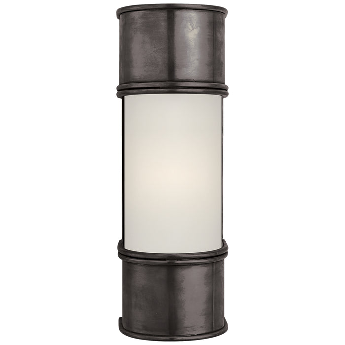 Visual Comfort Signature CHD 1551BZ-FG One Light Bath Sconce, Bronze