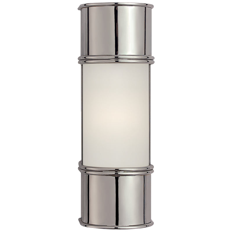 Visual Comfort Signature CHD 1551CH-FG One Light Bath Sconce, Chrome