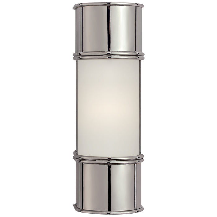 Visual Comfort Signature CHD 1551CH-FG One Light Bath Sconce, Chrome